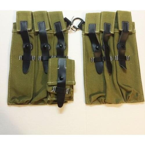 WwII ww2 German Army WH Heer MP38 MP40 Ammo Ammunition Pouch Color Green
