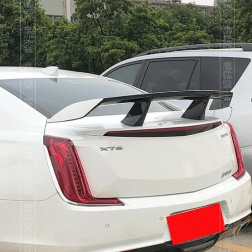 CEYUSOT FOR Universal GT Spoiler Accessories NEW Cadillac XTS Sedan CAR Trunk ABS Plastic Rear Lip Tail Wing Body Kit 2010-2021
