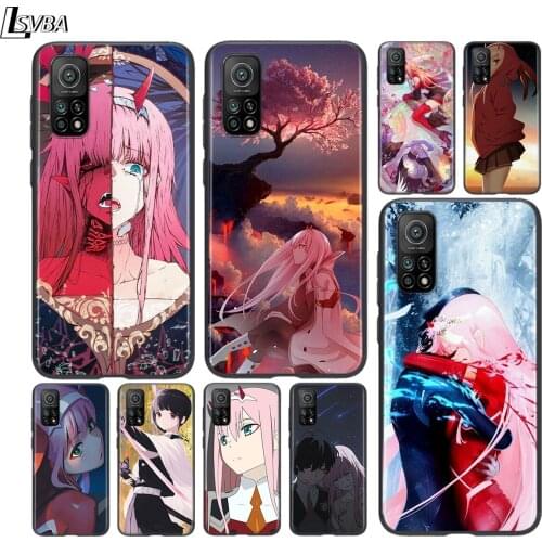 Darling in the FranXX For Xiaomi Mi Poco F1 F2 X2 X3 M2 M3 Pro NFC 10T Pro Lite Note 10 Pro Mix 3 6 5 Black Phone Case