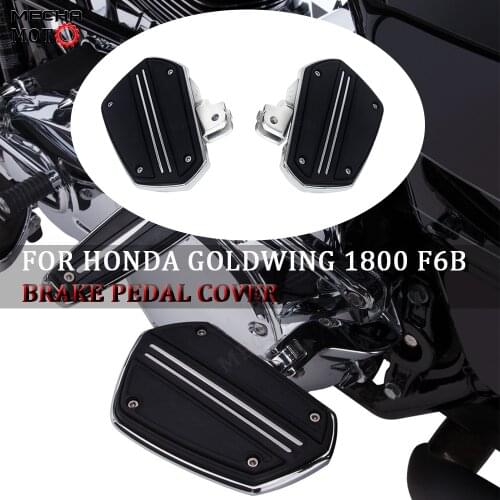For Honda Goldwing 1800 F6B GL1800 2018 2019 2020 2021 Motorcycle Non-slip Chrome Brake Pedal Cover Motorcycle Accessories