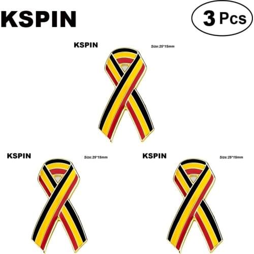 Belgium Bow Lapel Pin Brooches Pins Flag badge Brooch Badges