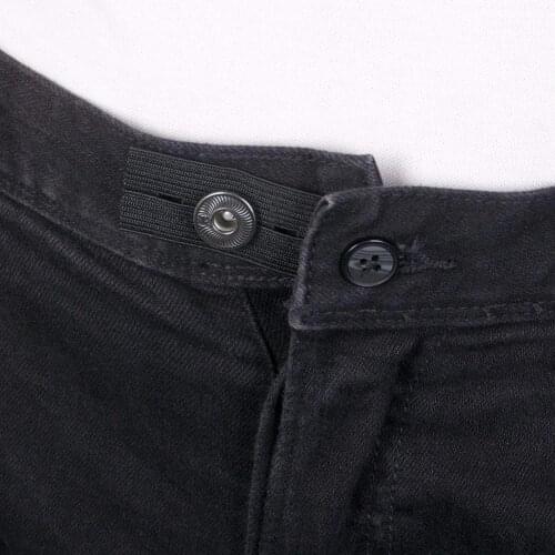 1 Pcs Pant Waist Expander Waistband Skirt Trousers Jeans Elastic Button Extender JS22