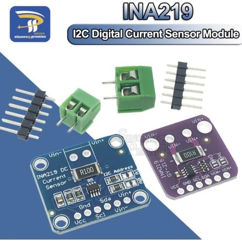 INA219 GY-219 Current Power Supply Sensor Breakout Board Module Sensor Module I2C interface High Side DC Current For Arduino DIY
