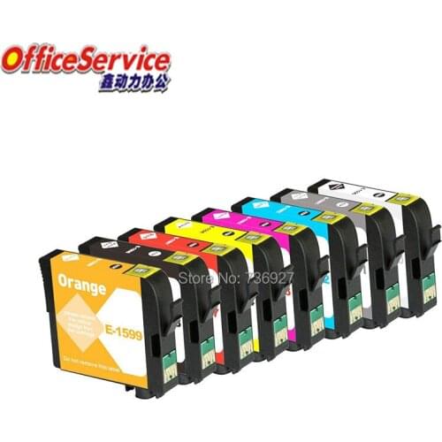 Compatible ink Cartridge T1590 T1591 T1592 T1593 T1594 T1597 T1598 T1599 For Epson Stylus Photo R2000 R2000s printer