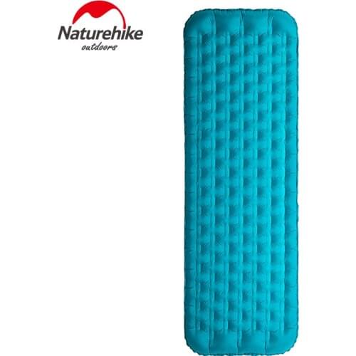 Naturehike Lightweight Inflatable Sleeping Pad Portable Air Mattress Waterproof Egg Through Design For Outdoor Camping Hiking