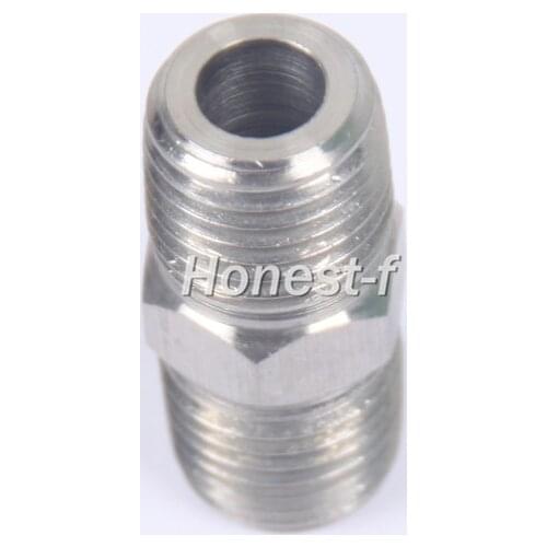 LTWFITTING Class 3000 Stainless Steel 316 Pipe Hex Nipple Fitting 1/4" Male NPT Air Fuel Water