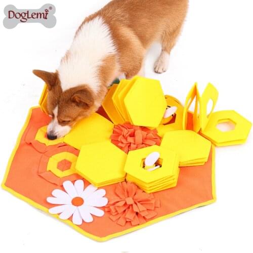 Dog Snuffle Mat Dog Snuffle Training Puzzle Mat IQ Training Slow Eatting Pad for Dogs Drop Shipping