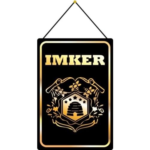 Beekeepers Tin Sign Metal 20 X 30 CM