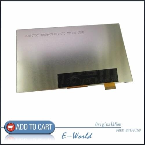 Original 7inch LCD screen 163x97 M070WSBI30-02B3 M070WSBI30 for tablet pc free shipping