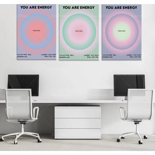 You are energy-your halo poster I printable modern mural I word minimalist print