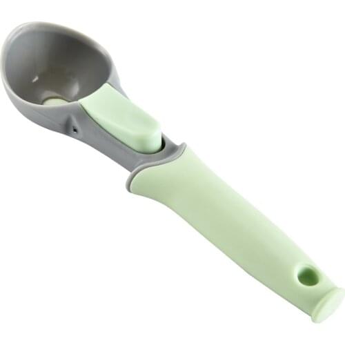 Plastic Ice Cream Spoon Scoop Fruit Spoons Melon Baller Ball Maker Spherical Shape Kitchen Accessories Gadgets