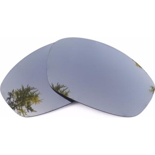 Silver Mirrored Polarized Replacement Lenses for Blender Sunglasses Frame 100% UVA & UVB