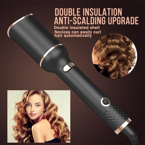 Professional Automatic Hair Curler Iron USB Rechargeable Curling Iron Air Curler for Curls Waves Styling Tool LCD Display Auto