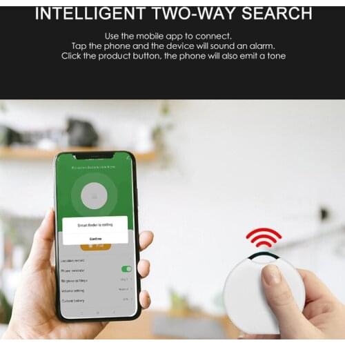Tuya Smart Life APP Bluetooth Smart Tags Key Anti-lost Device Pet GPS Location Tracker Smart Tracker Item Finder