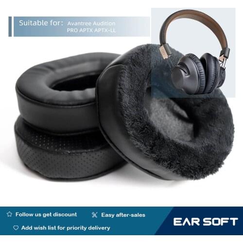 Earsoft Replacement EarPads Cushions for Avantree Audition PRO APTX APTX-LL Headphones Earphones Earmuff Case Sleeve Accessories