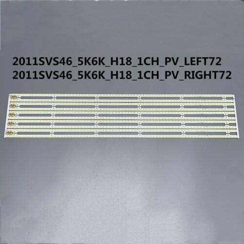 2PCS/LOT LED Backlight Strips UE46D5000 UE46D5500 LED Bars 2011SVS46-FHD-5K6K-LEFT 2011SVS46_5K6K_H18/1B