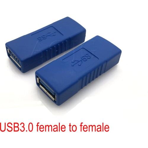 USB 3.0 A Female to A Female Adapter USB3.0 AF to AF Coupler Connector Extender Converter for laptop PC