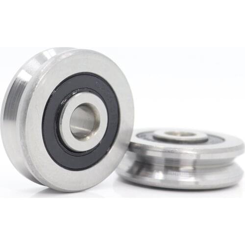 V Groove Sealed Ball Bearing (2PCS) 8*37*11*3 8*40*14 8*42*14 mm Pulley Wheel Bearings V7/6/9/7/6/3Guide Track Rlooer Bearing
