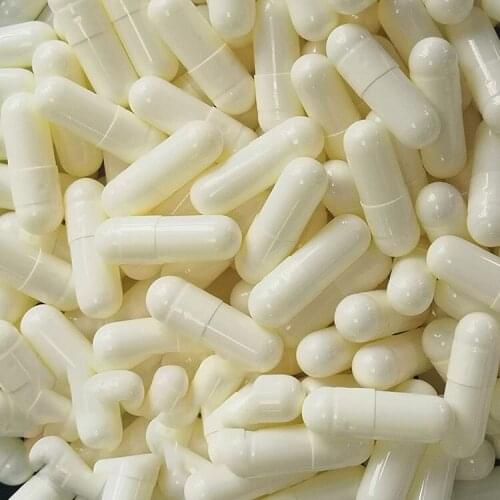1000PCS 0# White Coffee Empty Hard Gelatin Capsule MedicineCapsule Empty Pill Vitamins Personal Health Care Pill Cases Splitters