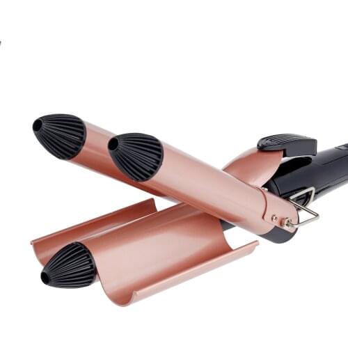 Auto Hair Curler Titanium Flat Irons Triples Curling Styling Tools Professional Salon Equipment