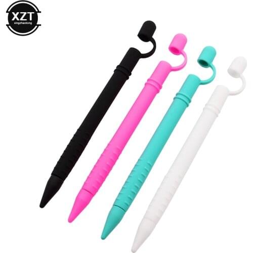 Colorful Soft Silicone For Apple Pencil Case Compatible For iPad Tablet Touch Pen Tip Holder Stylus Full Protective Sleeve Cover