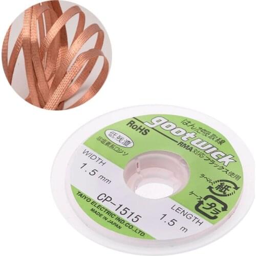 Hot Selling Useful 5 ft 3.5mm Desoldering Braid Solder Remover Wick CP-3515 K0AB