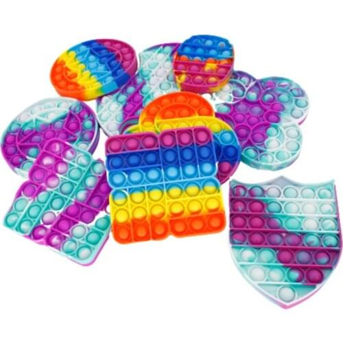 Push Bubble toy Adult AntiStress Relief Bubble Toy Autism Anxiety Relief Stress Pop Bubble Fidget Sensory Toy For Kids Adults