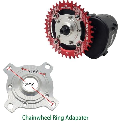 BULU TongSheng Mid Motor Chainwheel Ring Adapter 32T 34T 36T 38T Chain Sets Electric Bike Conversion Kit