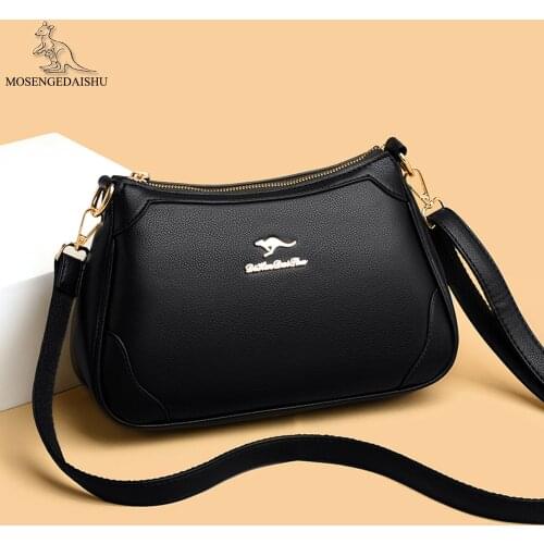 High Quality Leather Crossbody Bags for Women 2021 Luxury Small Hand Bags Female Designer Fashion Simple Shoulder Bags and Purse