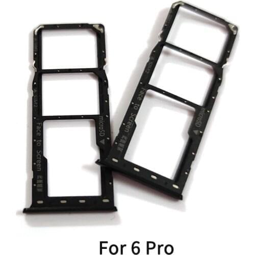 Sim Tray Holder For Oppo Realme 6 / 6i / 6 Pro SIM Card Tray Slot Holder Adapter Socket Repair Parts