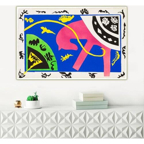 Henri Matisse《The Horse, the Equestrienne, and the Clown》Canvas Oil Painting Artwork Picture Wall Hanging Decor Home Decoration