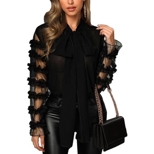 Misomee Womens Black Shirts