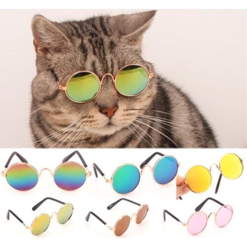 Lovely Pet Cat Glasses Dog Glasses Pet Sunglasses For Little Dog Cat Eye-wear Dog Sunglasses Photos Pet Products