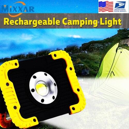 EZK20 Dropshipping Rechargeable LED Work Outdoor Camping Light with Built-In Battery Power Bank for Workshop Construction