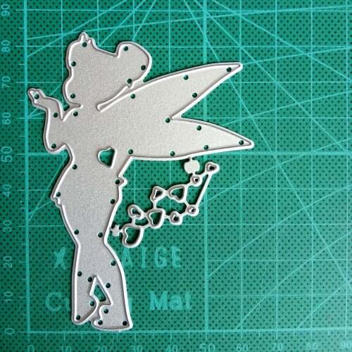 Swovo Fairy Girl Frame 2021 New Metal Cutting Dies DIY Cut Craft Dies Scrapbooking for DIY Alubm Photo Card Cuts Decorations