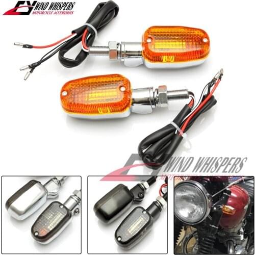 Retro Motorcycle Modified Front Rear universal turn signal signaling lights For Honda Triumph Yamaha CB400SS BWS monkey VRX400