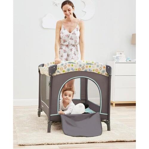 Folding Multi-function Portable Crib Bed Bb Baby Is Ou Shi Not Joining Together Big Bed