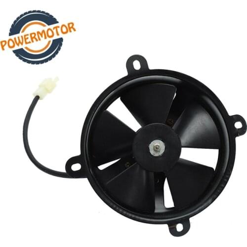 Universal Motorcycle Cooling Fan Radiator DC Cooler Power Fan Fit For 200-250cc Water-cooled Engine ATV Quad Go-kart Motocross