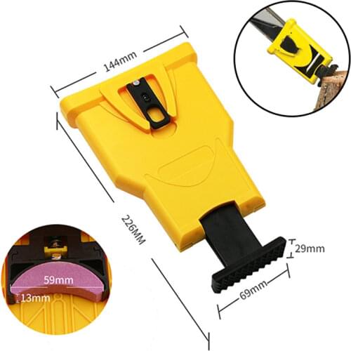 Chainsaw Teeth Sharpener chainsaw Portable Durable Easy Power Sharp Bar-Mount Fast Grinding Chainsaw Chain Sharpener Tool
