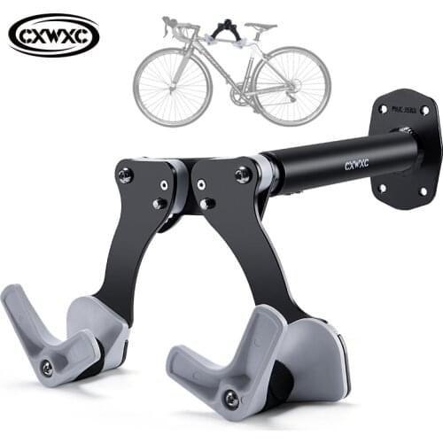 Indoor Bike Storage Repair Stand Bicycle Bike Wall Mount Horizontal MTB Road Bicycle Rack Wall Hanger Hooks Holder for Garage