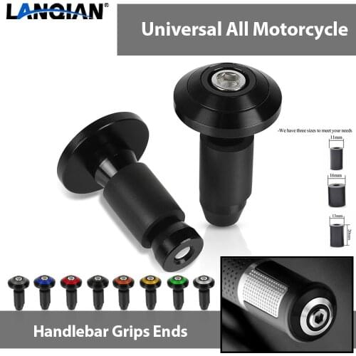 For Suzuki DL650 VSTROM DR650 S SE BKING GSX 600 750 1000 F 1300 Motorcycle Handle Bar End Cap Anti Vibration Silder Plug Parts