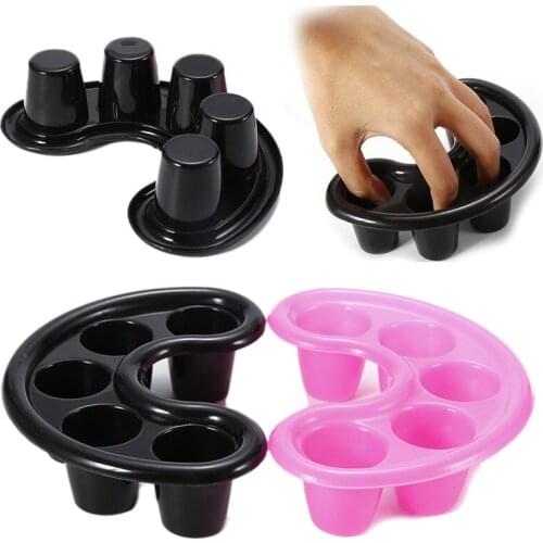 1PCS Nail Art Hand SPA Soaker Wash Bowl Powder Polish Remover Manicure Soak Tool Nail Tools Practice Hand Nail Dust Collector