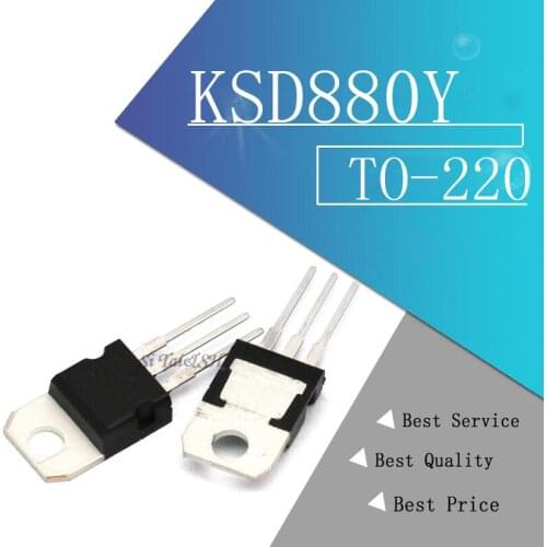 10pcs/lot Transistor D880 KSD880Y TO-220 NPN transistor 3A 60V new original