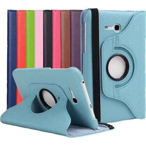 360 Degree Rotating Case For Samsung Galaxy Tab 3 Lite 7.0 Cover For Samsung Tab SM-T110 SM-T111 SM-T113 SM-T116 Tablet Case