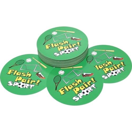 9 packs board games Family Party flash pair sport with box fate Playing Cards Holiday Gift board game