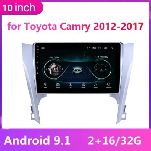 10 inch Android 9.1 2 din Car Radio for Toyota Camry 8 50 55 2012 2013 2014 2015 2016 2017 Car Multimedia Player GPS Navigation