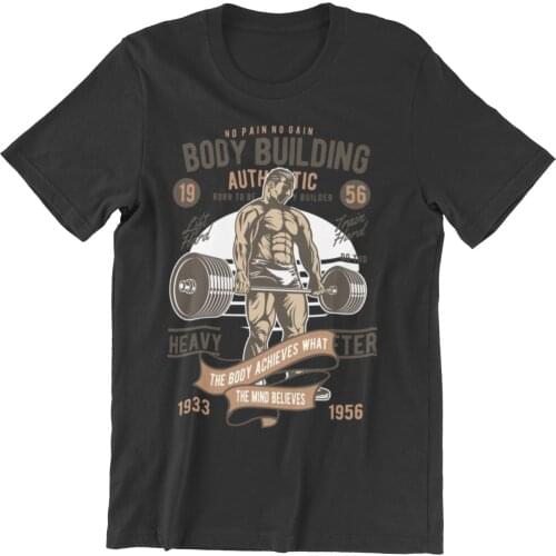 No Pain No Gain Mens MMA Gym Bodybuilding Motivation T-Shirt. Summer Cotton O-Neck Short Sleeve Mens T Shirt New S-3XL