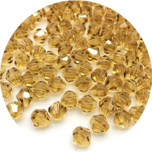 4/6/8mm Shiny Crystal beads Bicone Beads Glass Beads Loose Spacer Beads for Jewelry MakingDIY Bracelet Necklace #014