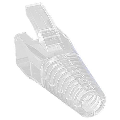 CNCOB Cat7 Cat6a Cat6 Cat5 RJ45 Hat Connector Protector Cable Connector Protective Cover 100pcs Aperture: 5-7.5mm