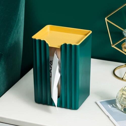 Box Holder Household Paper Towel Holder Hanging No Punching Napkin Tissue Boxes Toilet Paper Holder Tissue Dispenser